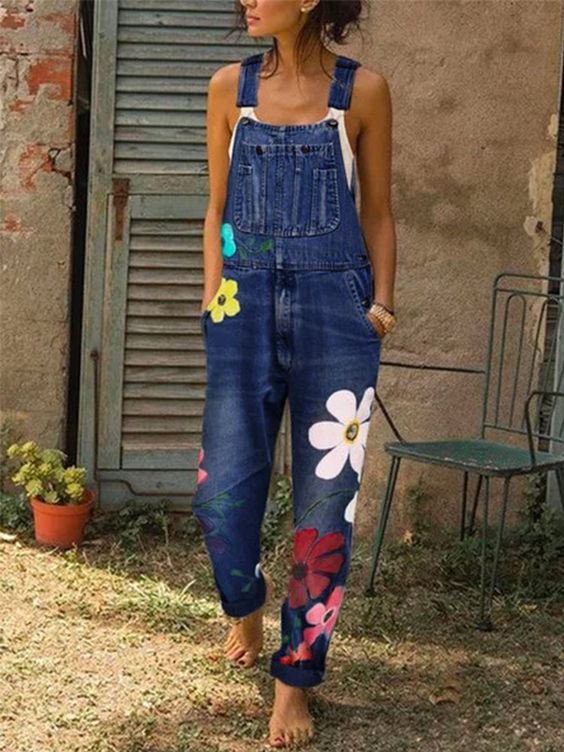 Artisanal Denim Overalls for Women