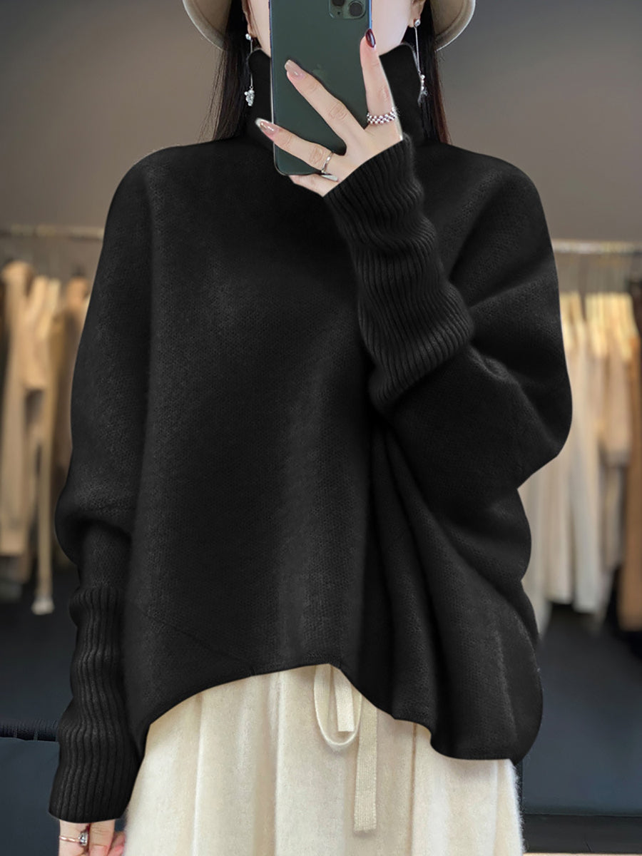 Ample Wool Turtleneck Sweater for Women