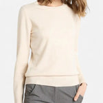 Merino Wool Round Neck Sweater for Women