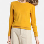 Merino Wool Round Neck Sweater for Women