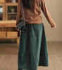 Maxi Fluid Skirt with Laces for Women