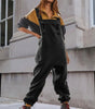 Fleece Jumpsuit with Adjustable Straps for Women
