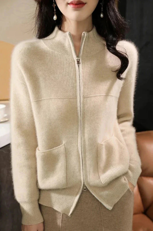 Casual Merino Wool Cardigan for Women
