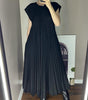 Sleeveless Long Pleated Dress for Women | Ideal for Everyday Wear