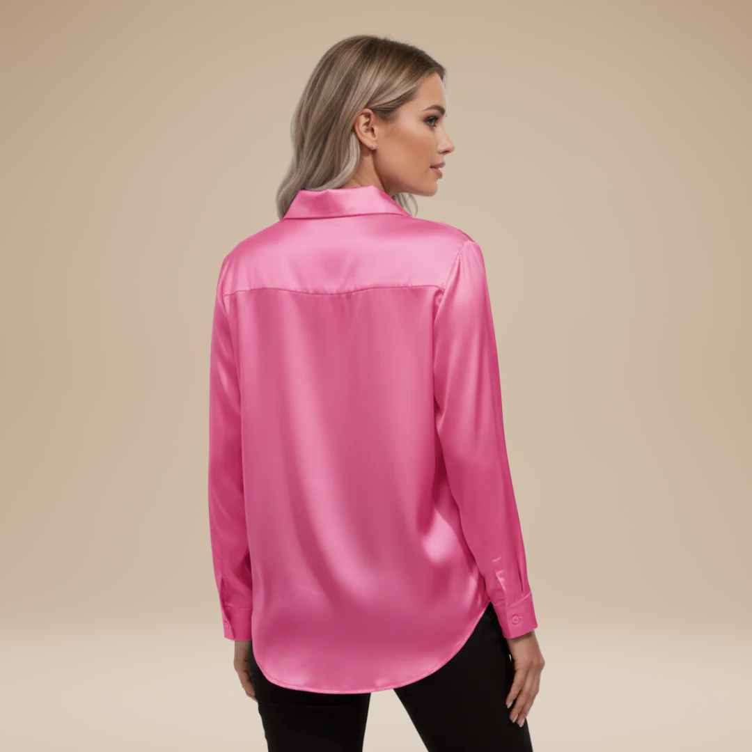 Elegant Satin Fabric Blouse for Women