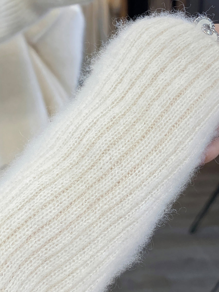 Ample Wool Turtleneck Sweater for Women