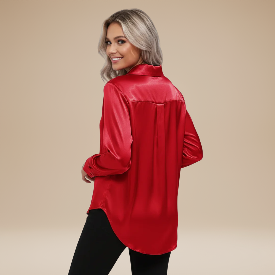 Elegant Satin Fabric Blouse for Women