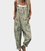 Printed overalls for women