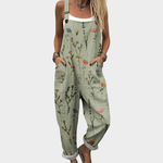 Printed overalls for women