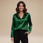 Elegant Satin Fabric Blouse for Women