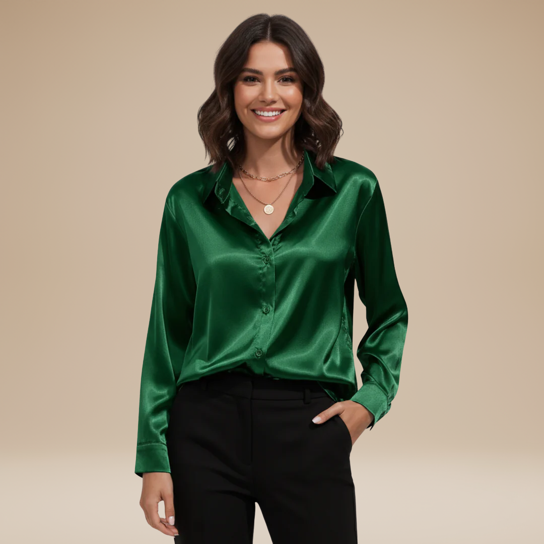 Elegant Satin Fabric Blouse for Women