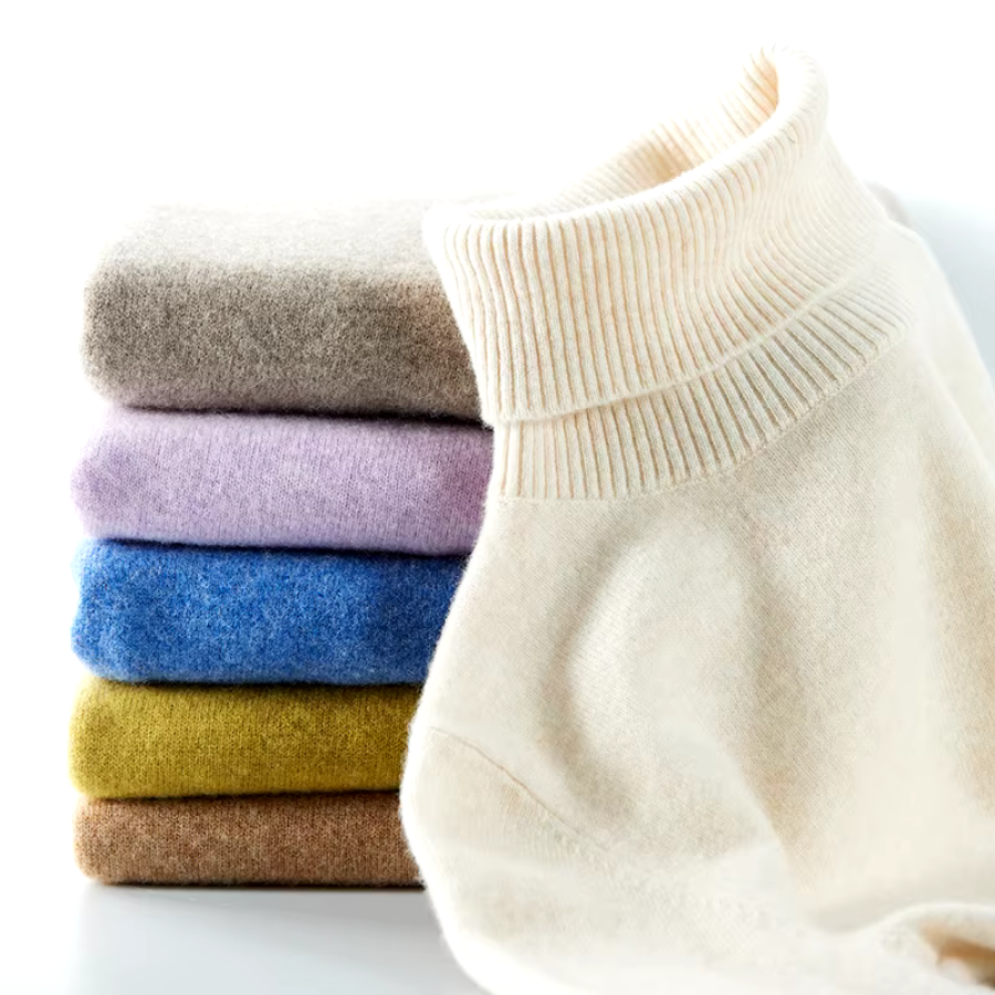 Merino Wool Turtleneck for Women