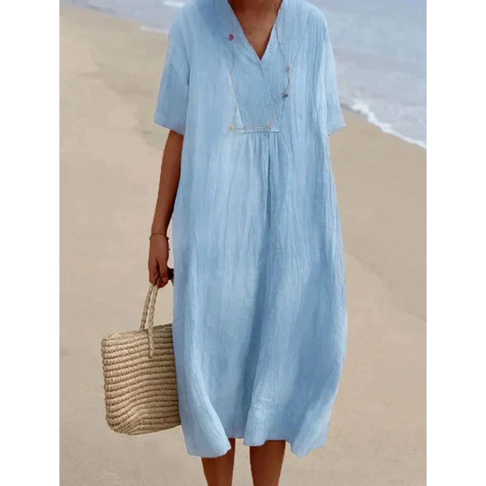 Cotton Relaxed Dress for Women