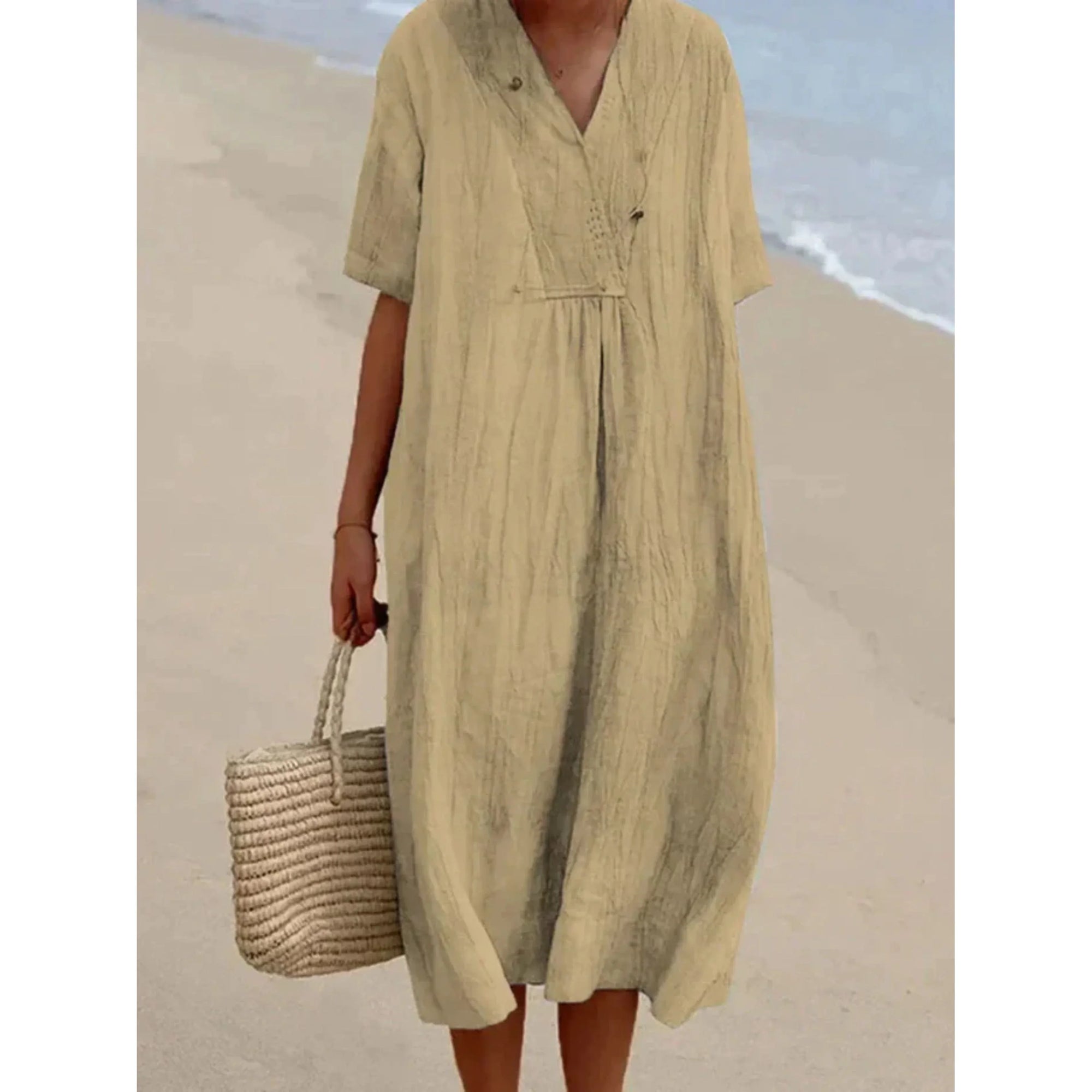 Cotton Relaxed Dress for Women