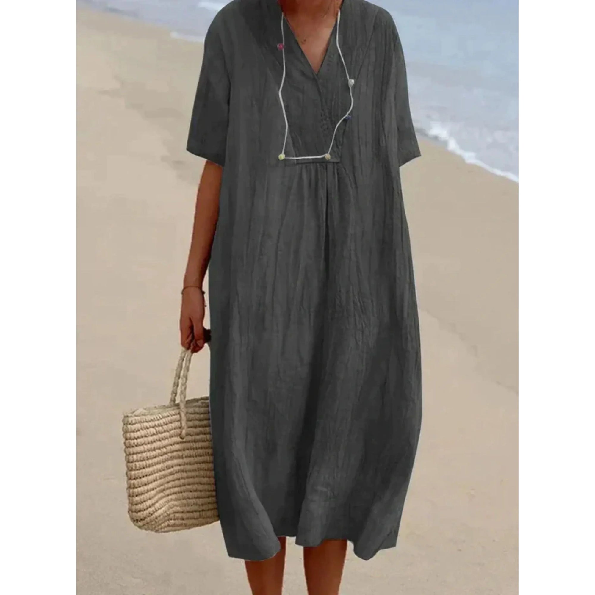 Cotton Relaxed Dress for Women