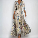 Elegant Floral Print Dress for Women