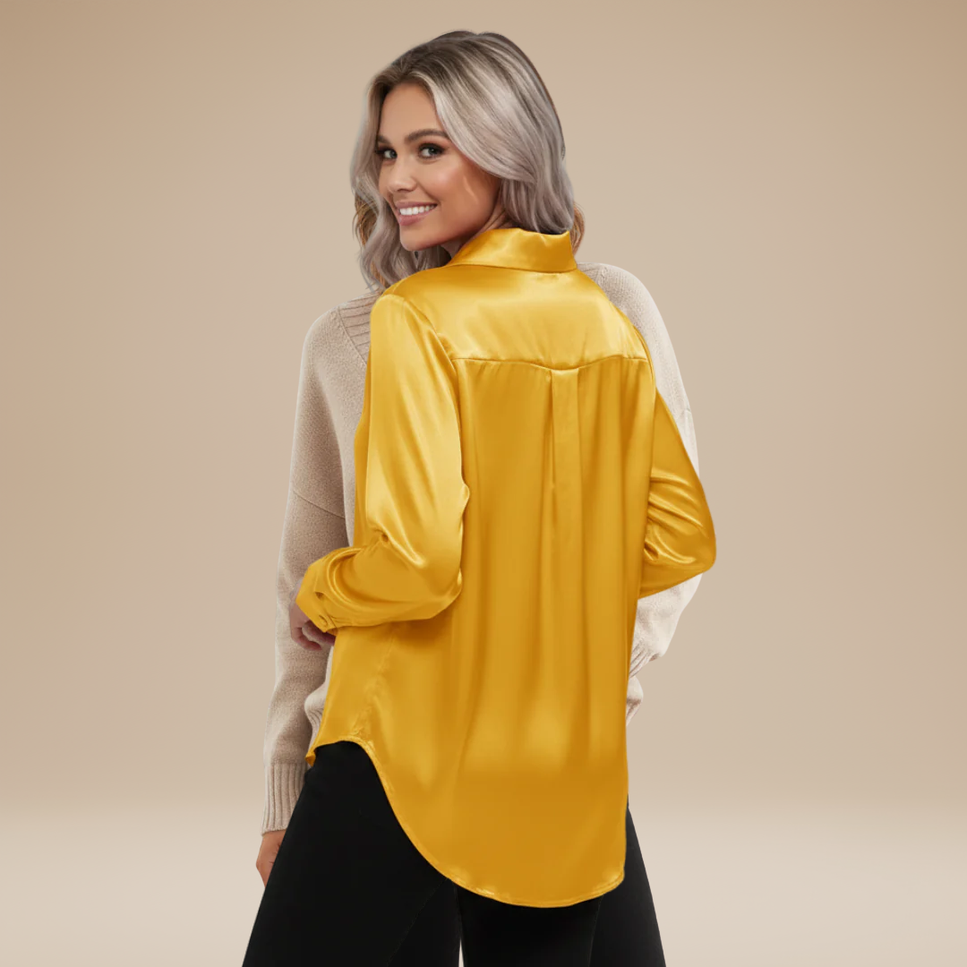 Elegant Satin Fabric Blouse for Women