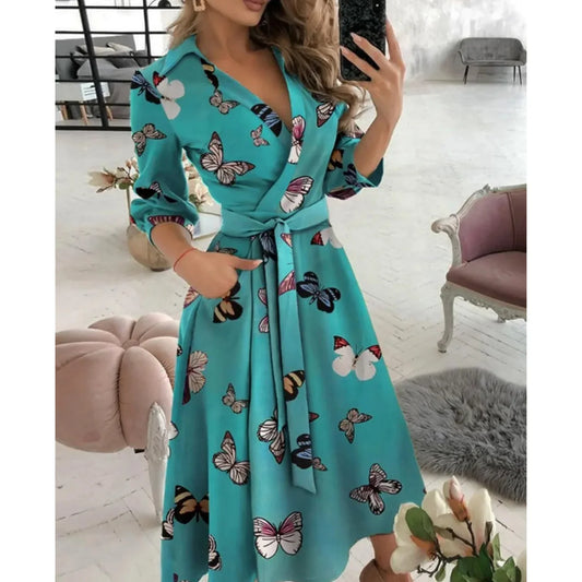 Elegant Wrap Dress for Women