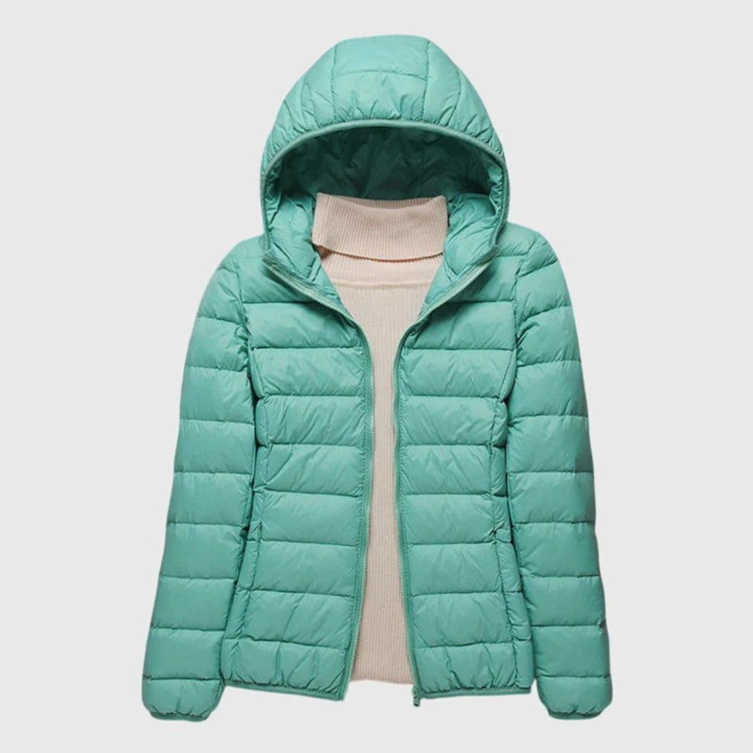 Light Hooded Down Jacket for Women