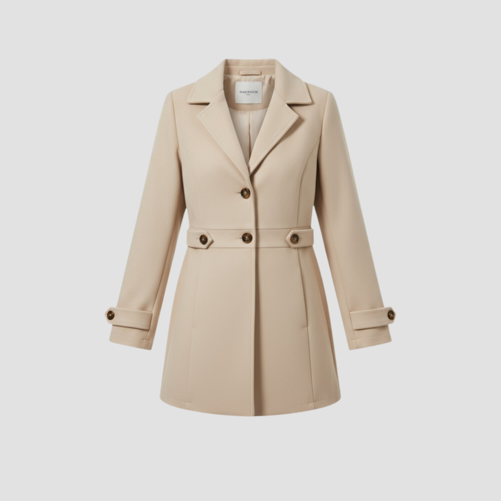Elegant Mid-Length Coat for Women