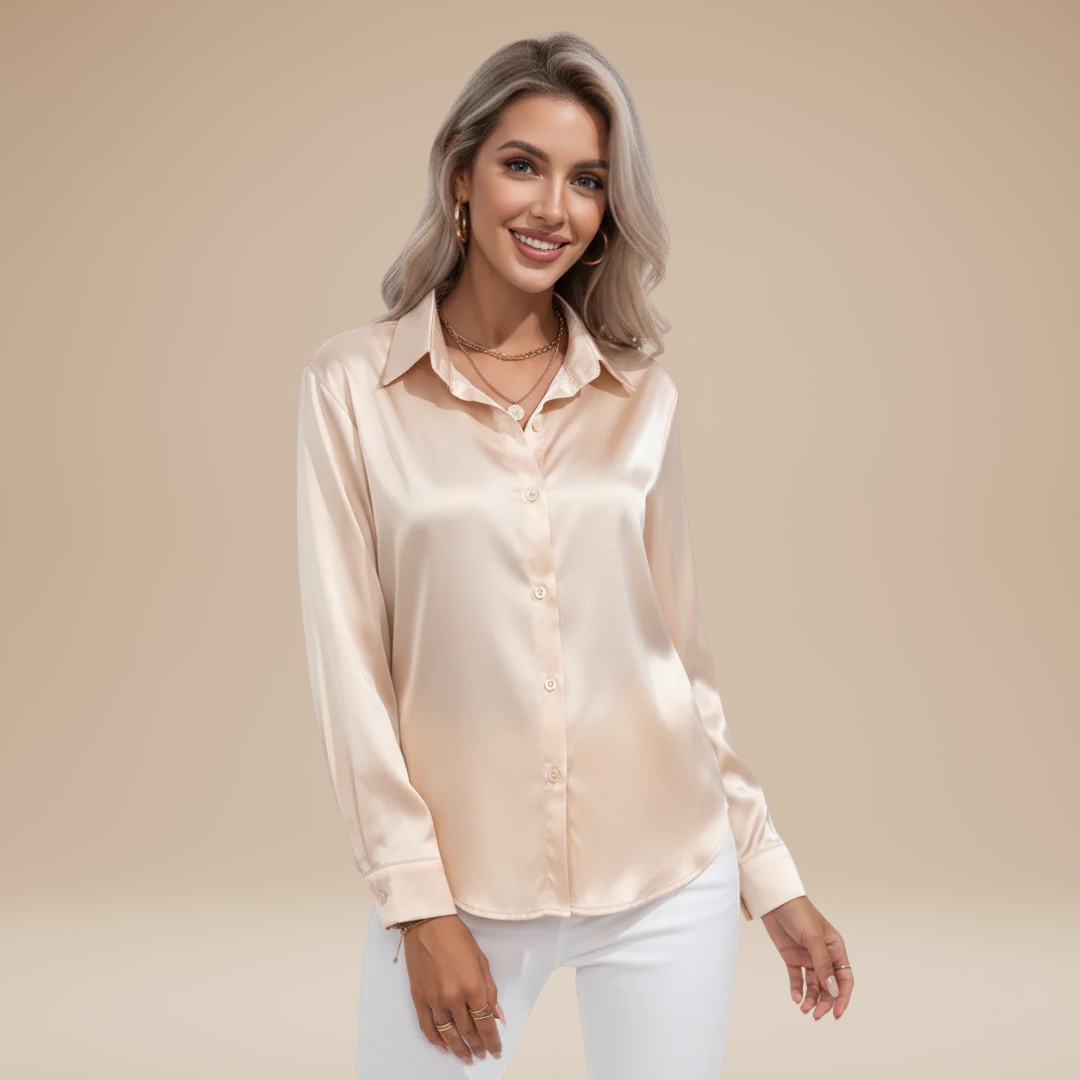 Elegant Satin Fabric Blouse for Women