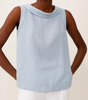 Cotton sleeveless top for women