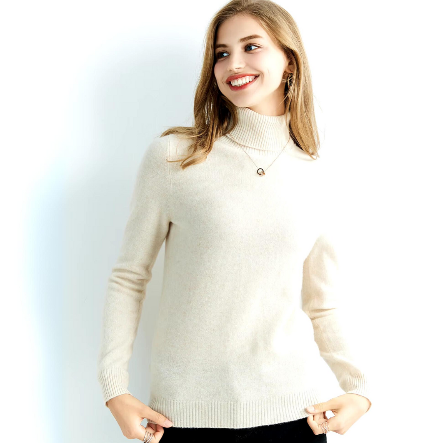Merino Wool Turtleneck for Women