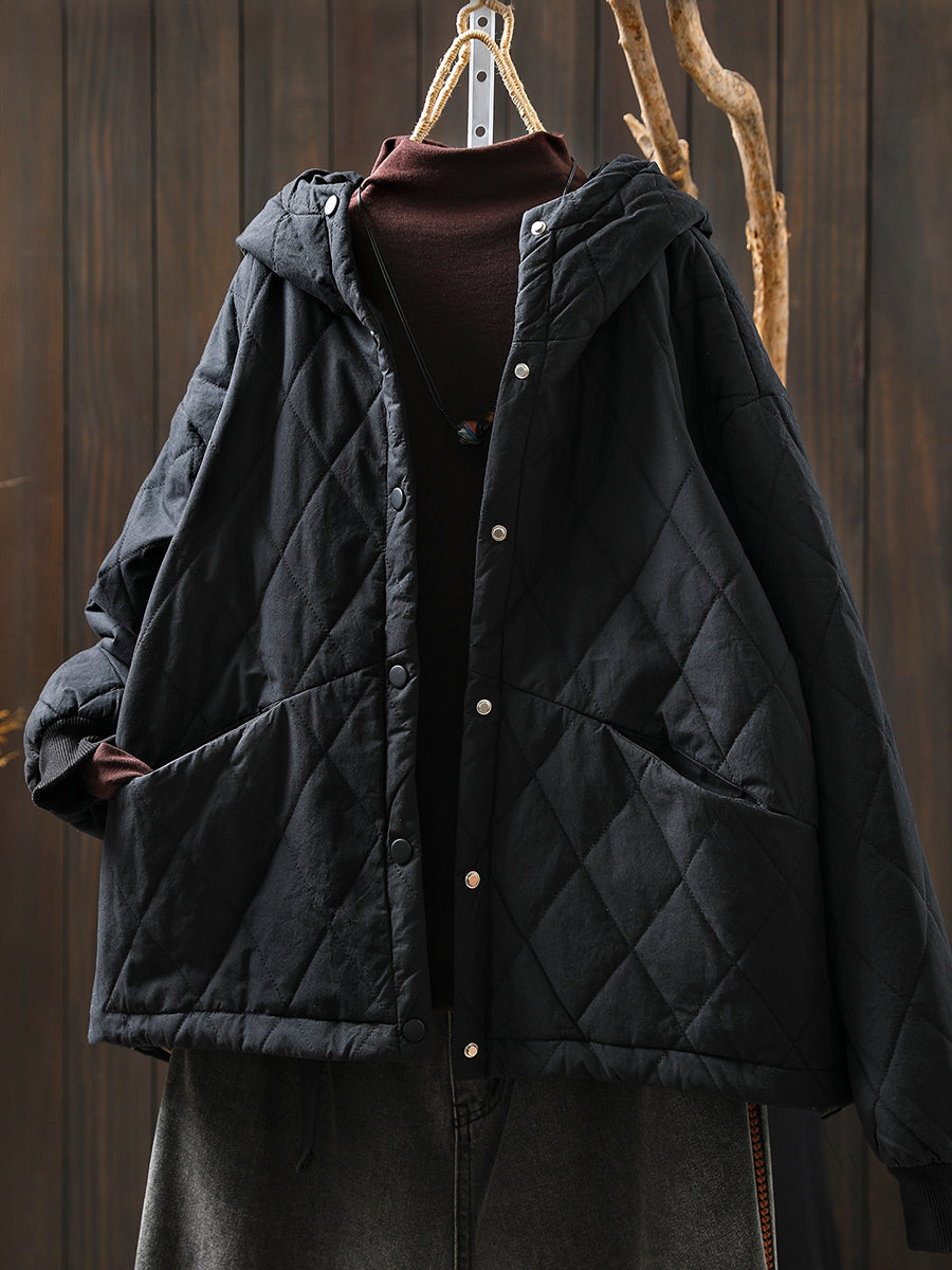 Padded Hooded Jacket for Women