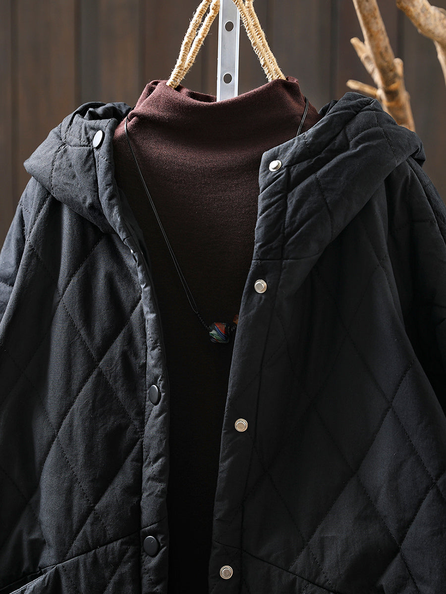 Padded Hooded Jacket for Women