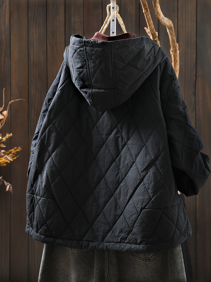 Padded Hooded Jacket for Women