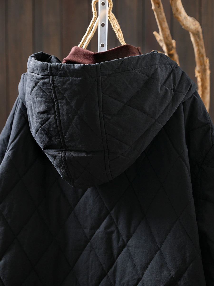 Padded Hooded Jacket for Women