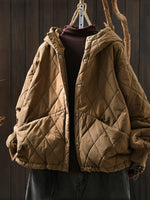 Padded Hooded Jacket for Women