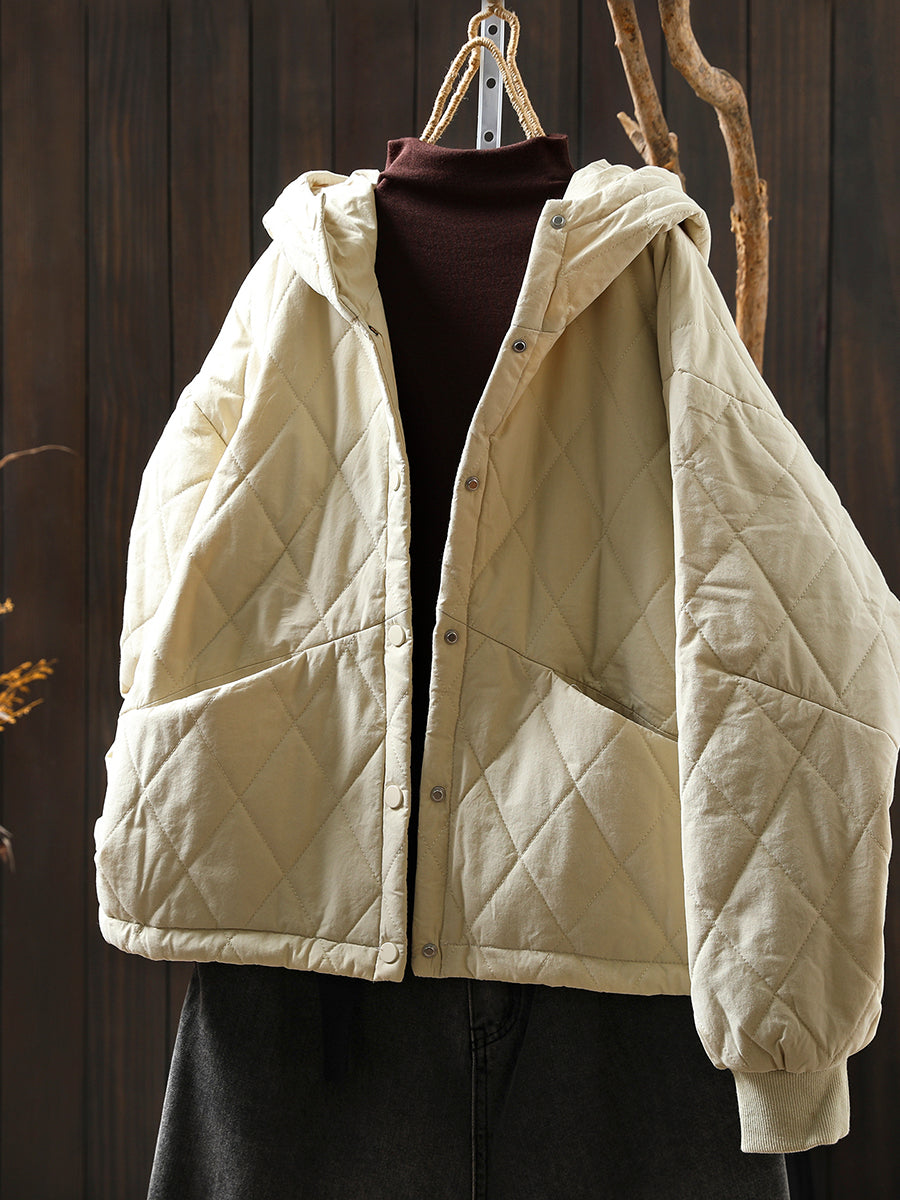 Padded Hooded Jacket for Women
