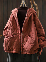 Padded Hooded Jacket for Women
