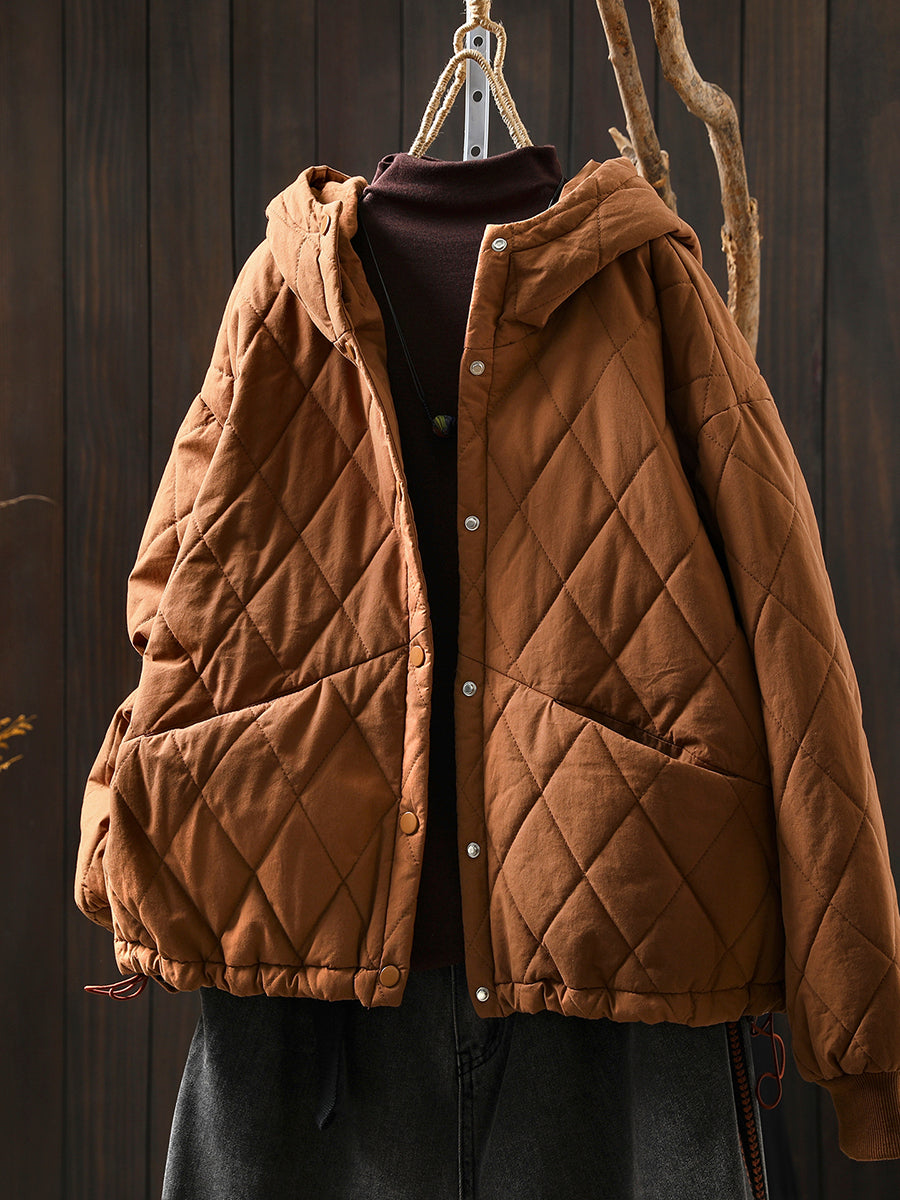 Padded Hooded Jacket for Women