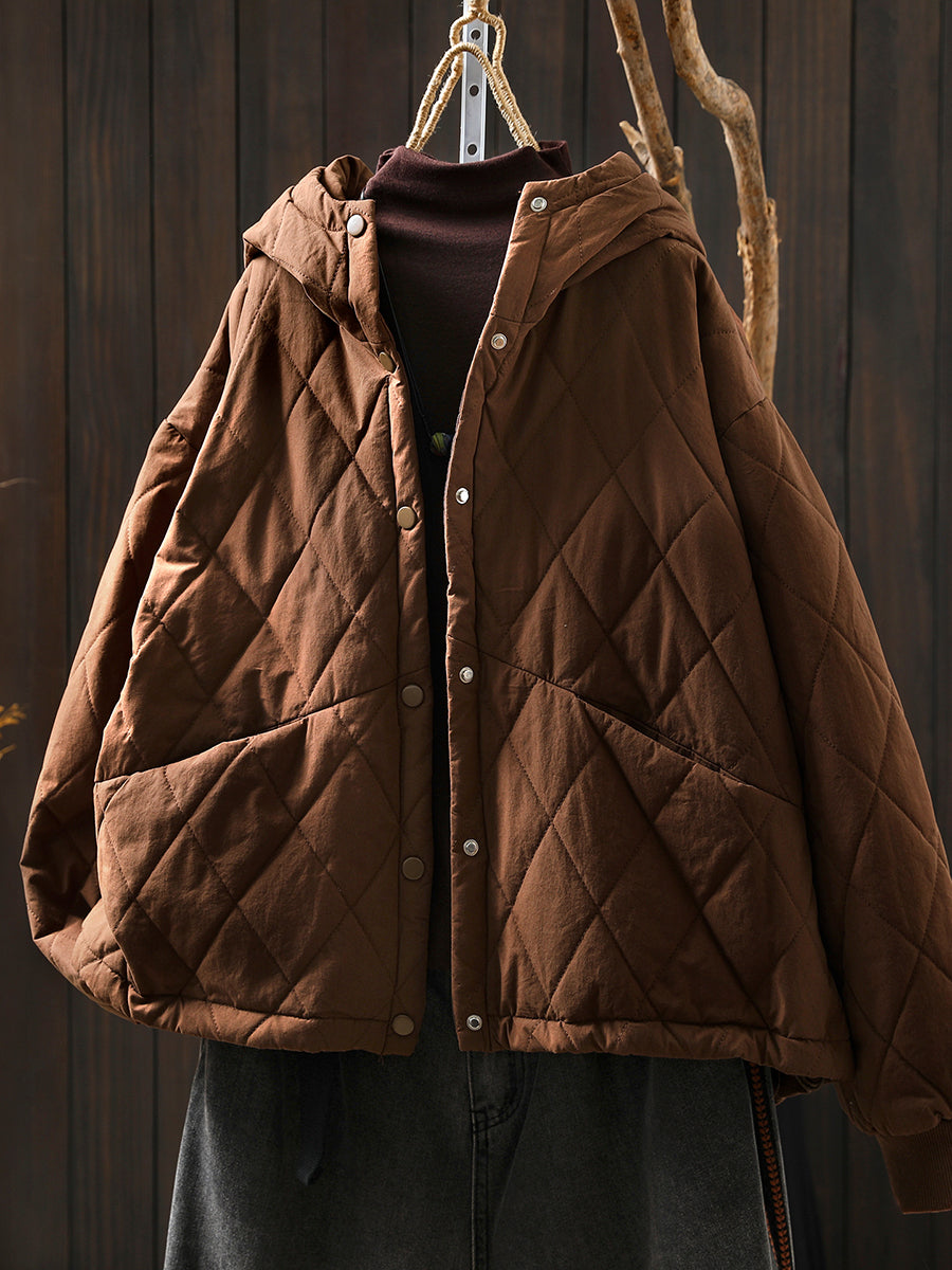 Padded Hooded Jacket for Women