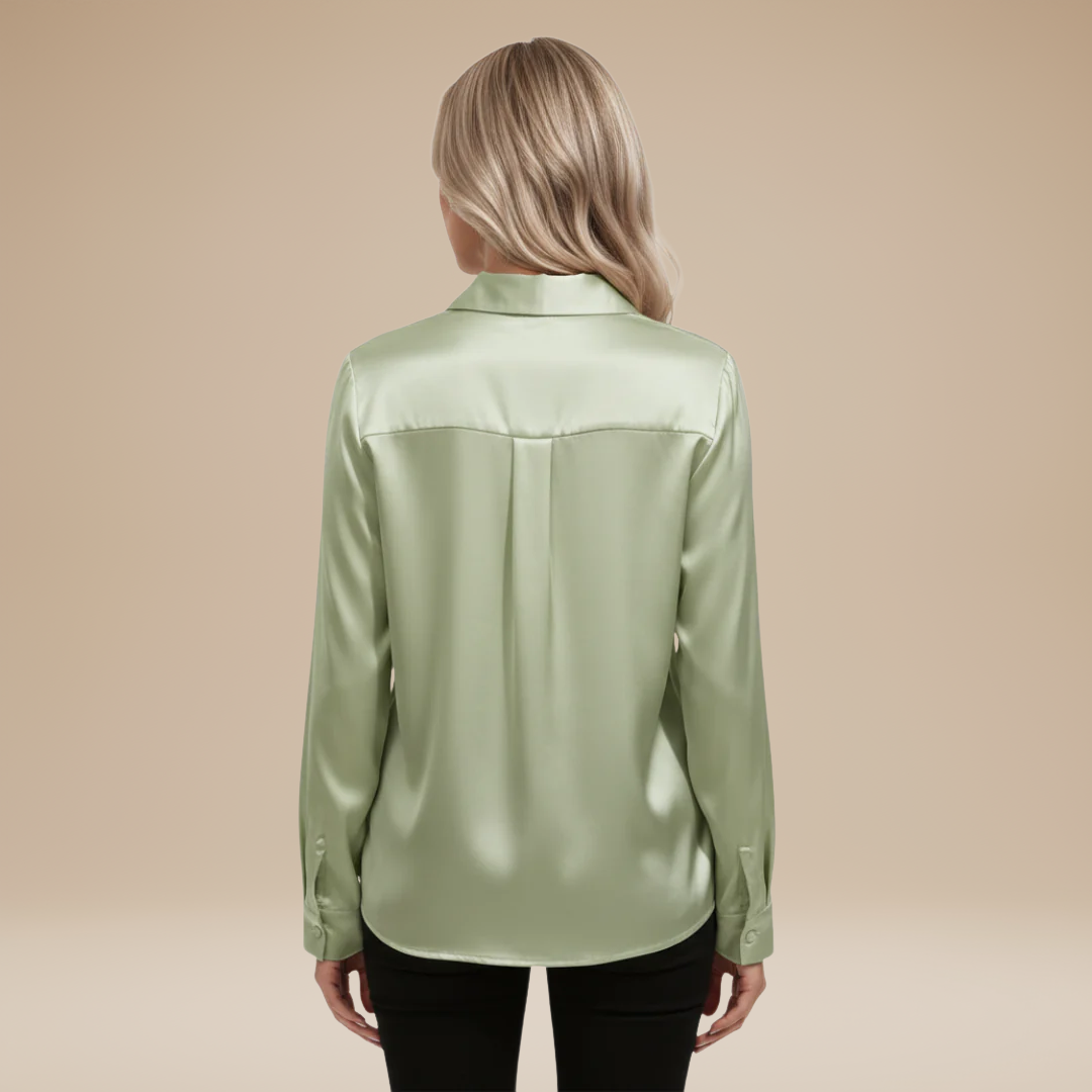 Elegant Satin Fabric Blouse for Women