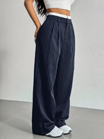 Wide Striped Trousers for Women