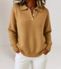 Sweater with soft collar for women