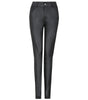 High-Waisted Slim Fit Faux Leather Pants for Women