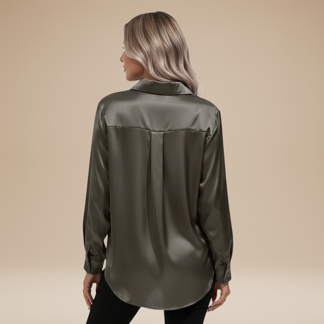 Elegant Satin Fabric Blouse for Women