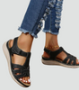 Orthopedic Leather Sandals with Velcro for Women | Perfect for Everyday Wear