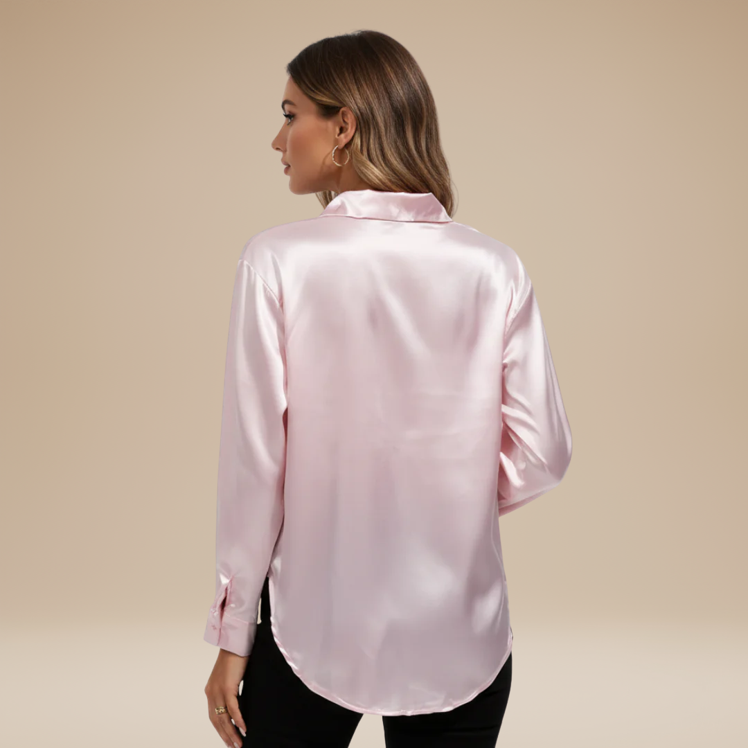 Elegant Satin Fabric Blouse for Women