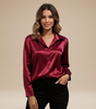 Elegant Satin Fabric Blouse for Women