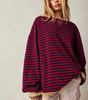Casual Striped Sweatshirt for Women