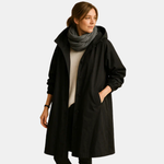 Long cotton coat for women