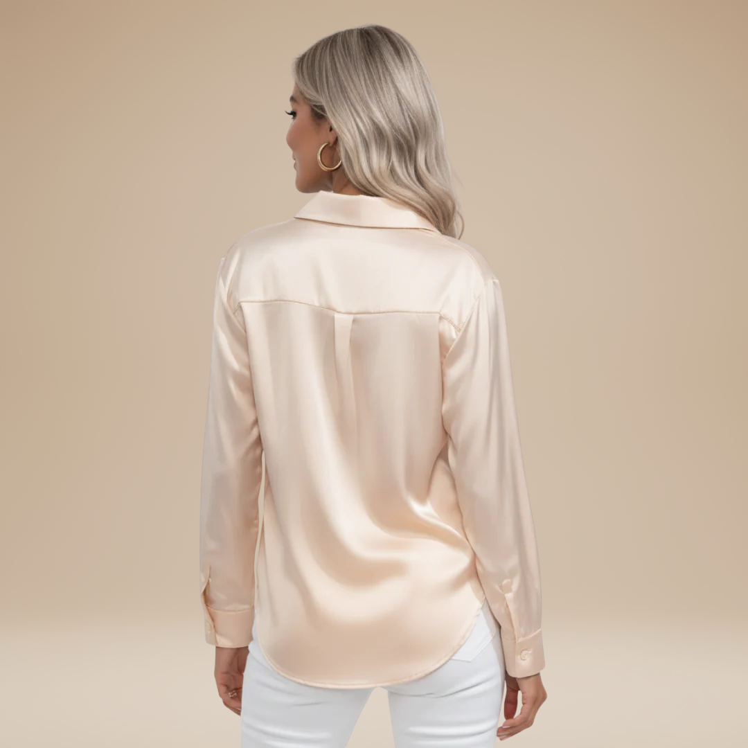 Elegant Satin Fabric Blouse for Women