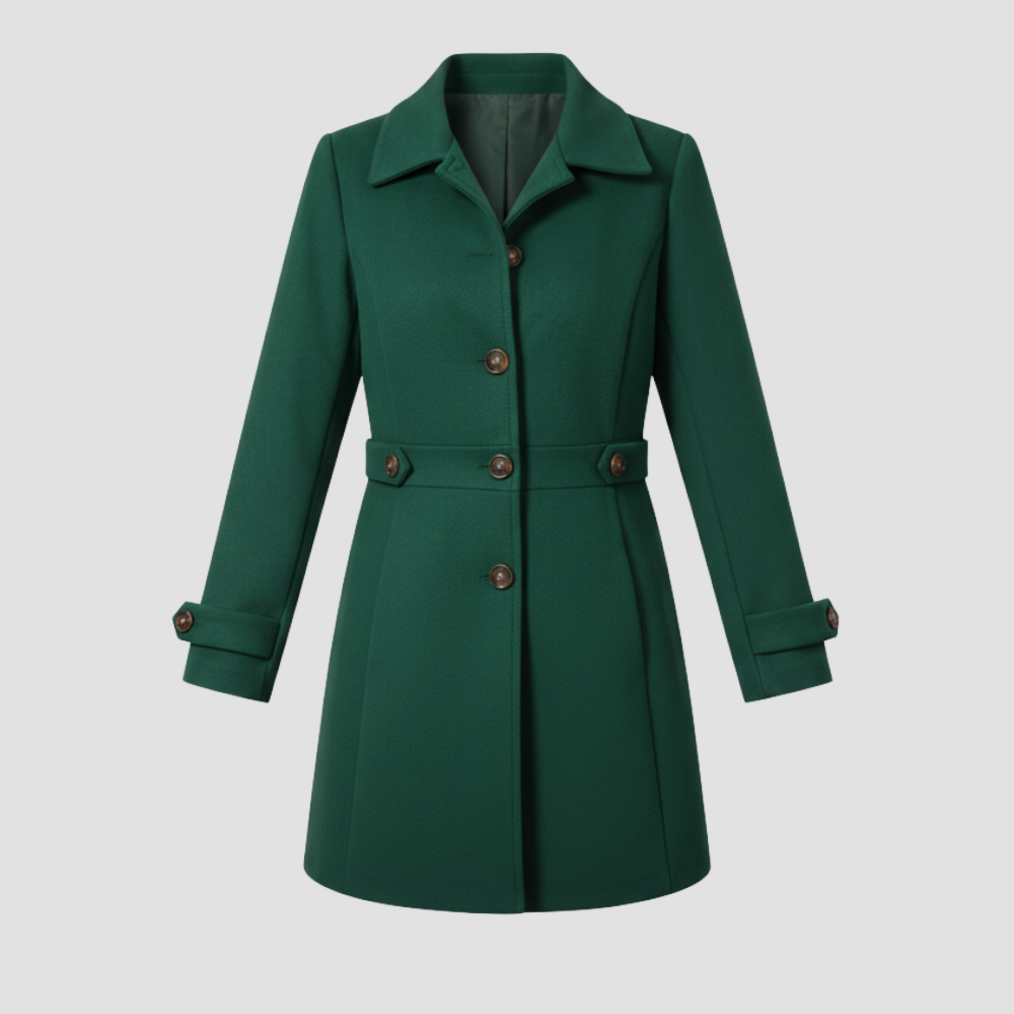 Elegant Mid-Length Coat for Women