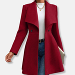 Elegant Mid-Length Coat for Women