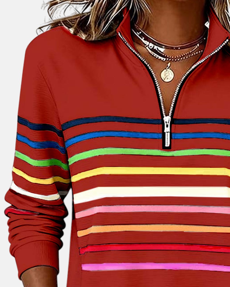 Striped sweater for women